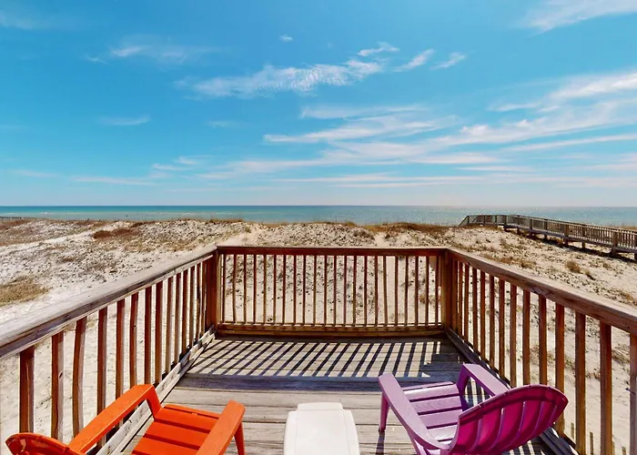 Holiday home Beachfront With Covered Deck Gulf Views Ac Wifi & Laundry Gulf Shores