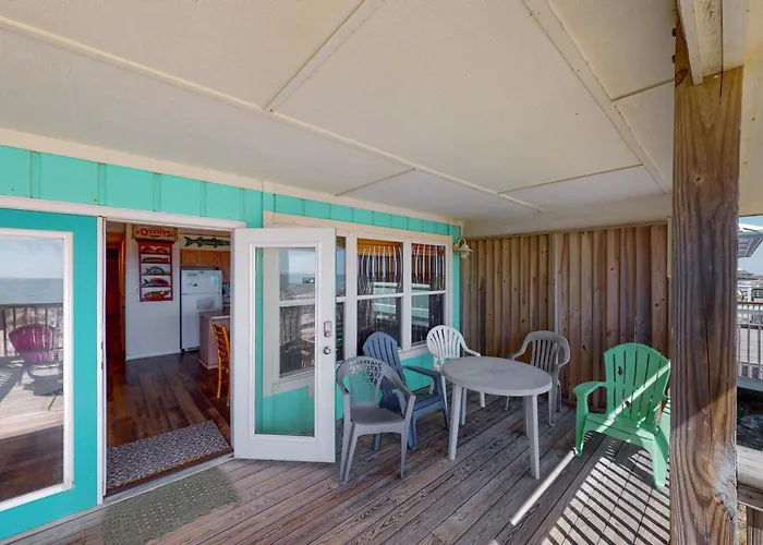 Beachfront With Covered Deck Gulf Views Ac Wifi & Laundry Gulf Shores
